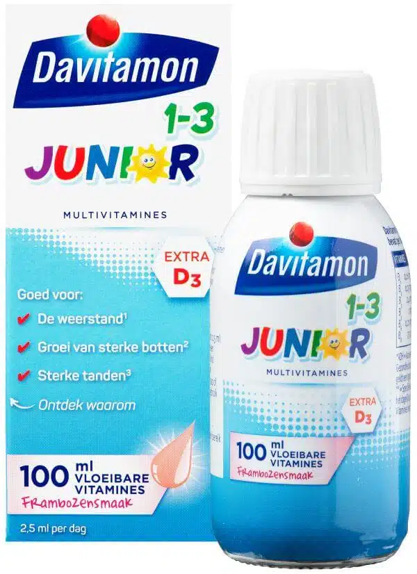 Davitamon Junior 1+ Vitamines: voor de weerstand