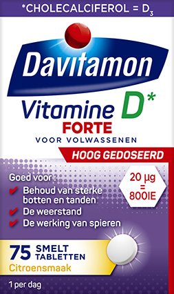 Davitamon Vitamine D3 Forte: behoud van sterke botten