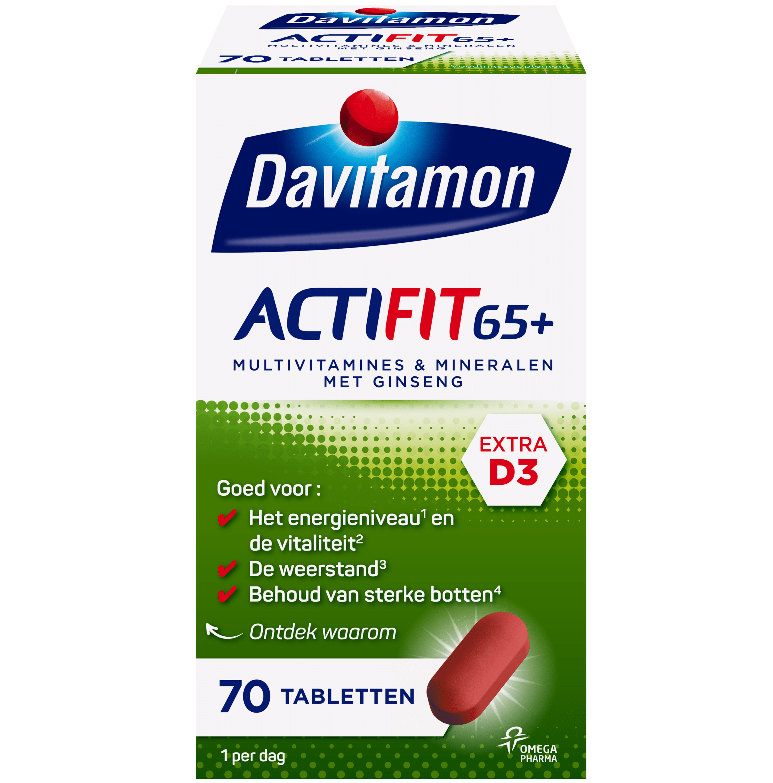 Davitamon Actifit 65+ Verpakking