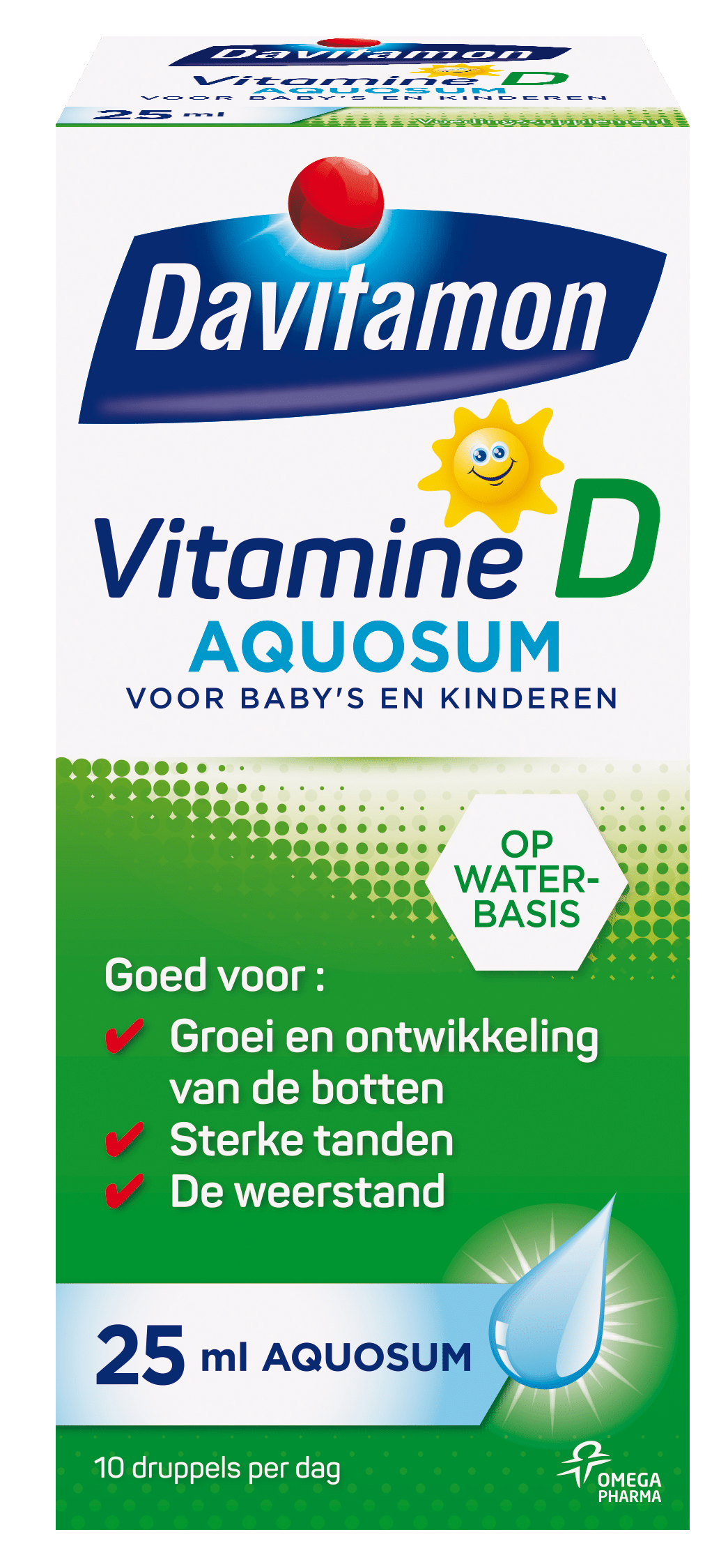 Davitamon Vitamine D Aquosum Druppels Verpakking