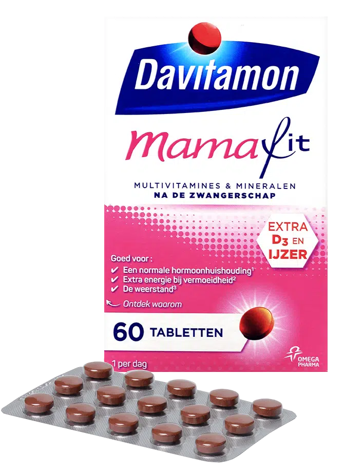 Davitamon Mamafit Tabletten Verpakking totaal