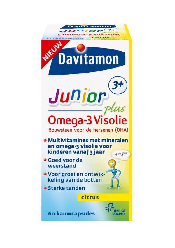 Davitamon Junior 3+ Omega3 Visolie Davitamon