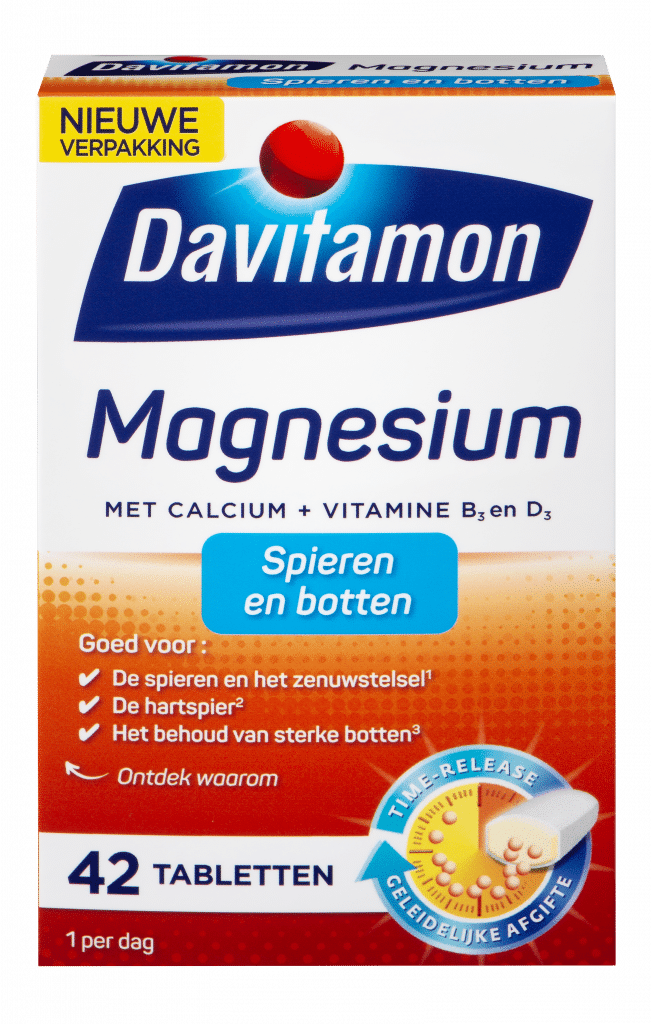 album vervaldatum Gevoelig voor Davitamon Magnesium voor Spieren en Botten | Davitamon