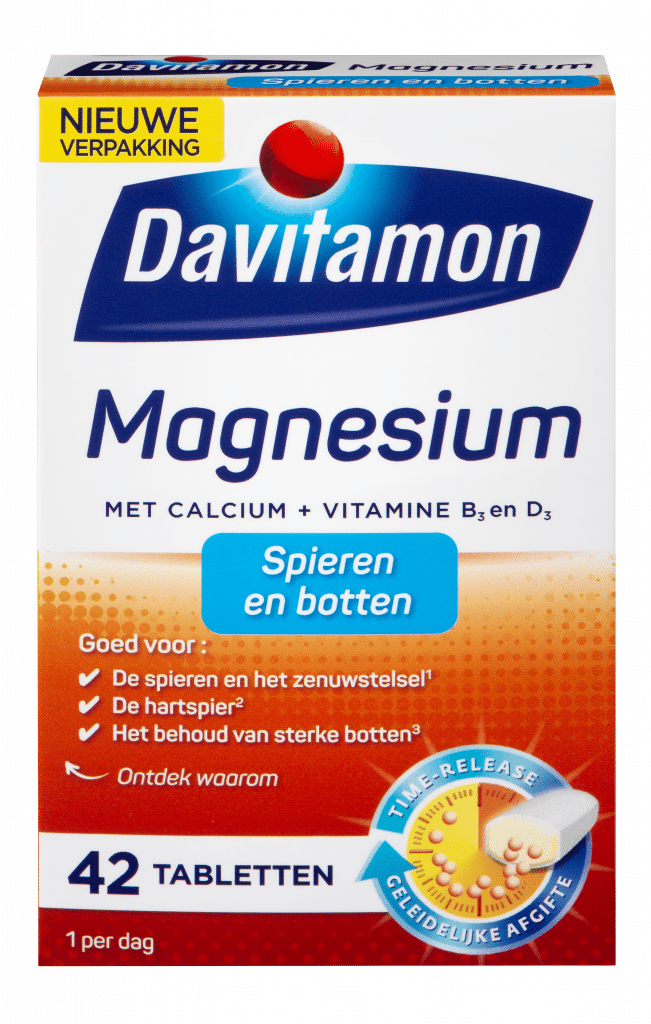 Davitamon Magnesium voor Spieren en Botten Davitamon
