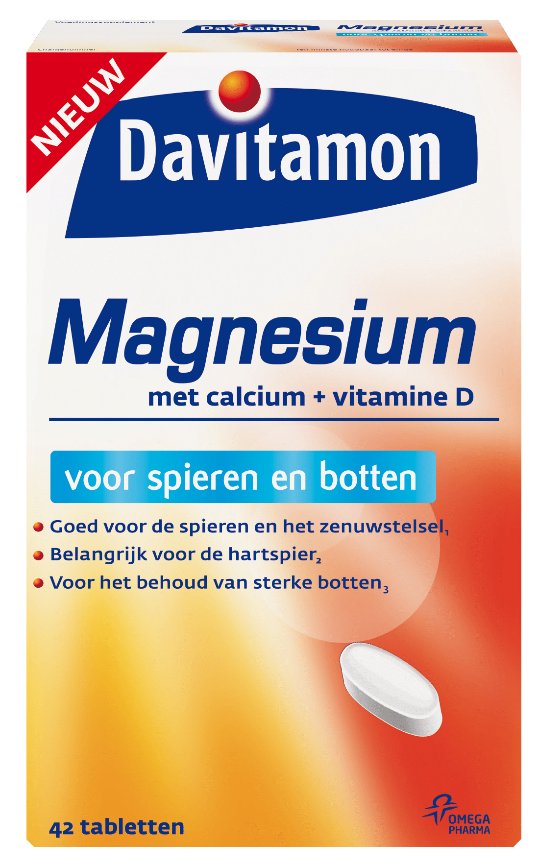 Davitamon Magnesium voor Spieren en Botten Davitamon