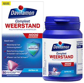Davitamon Compleet Weerstand Forte – 50 kauwvitamines