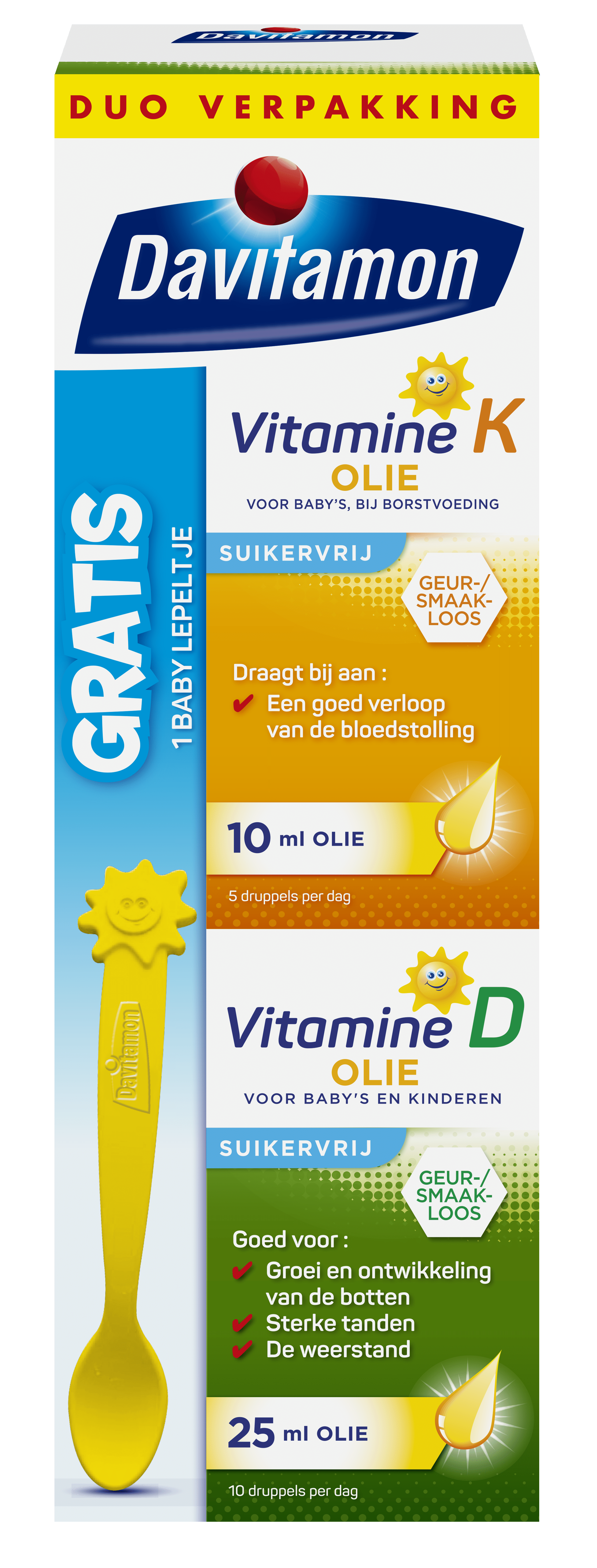 Davitamon Baby Eerste Vitamines – Vitamine D en K Olie
