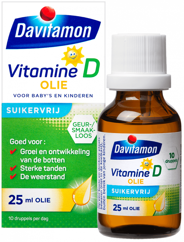 Davitamon Vitamine D Olie voor baby en kind Davitamon