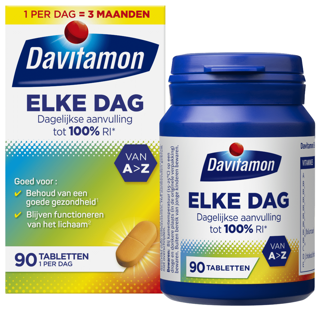 Davitamon Elke Dag Tabletten Verpakking totaal