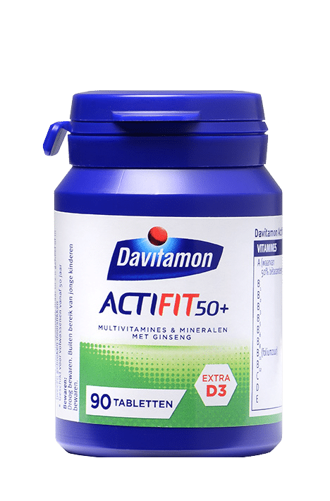 Davitamon ActiFit 50+ Tabletten Verpakking