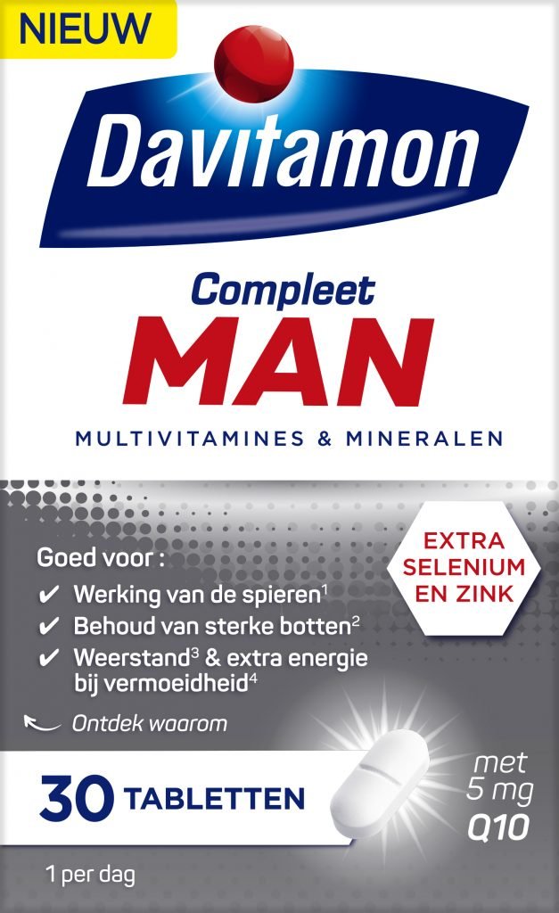 Davitamon Compleet Man Tabletten Verpakking