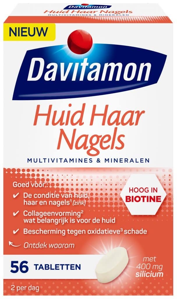 Davitamon Huid Haar Nagels Tabletten Verpakking
