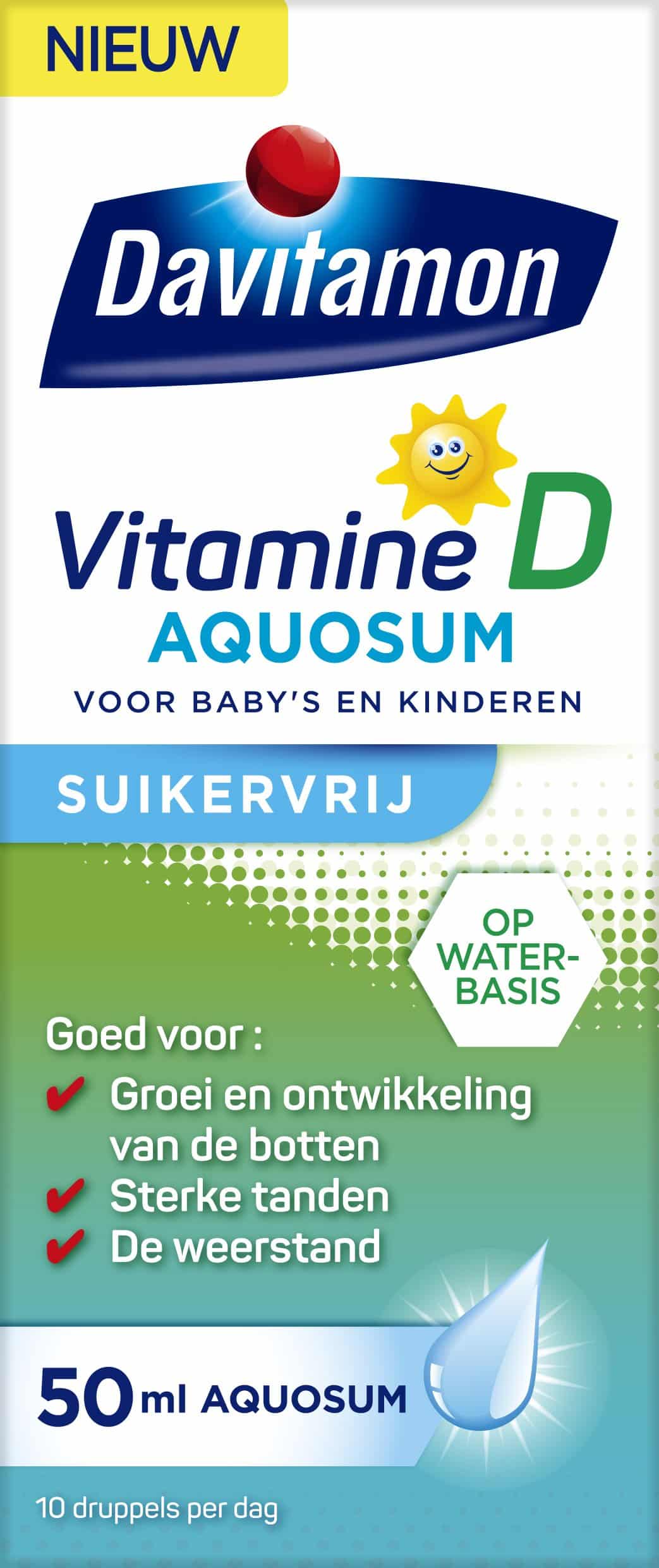 Davitamon Vitamine D Aquosum Suikervrij Verpakking