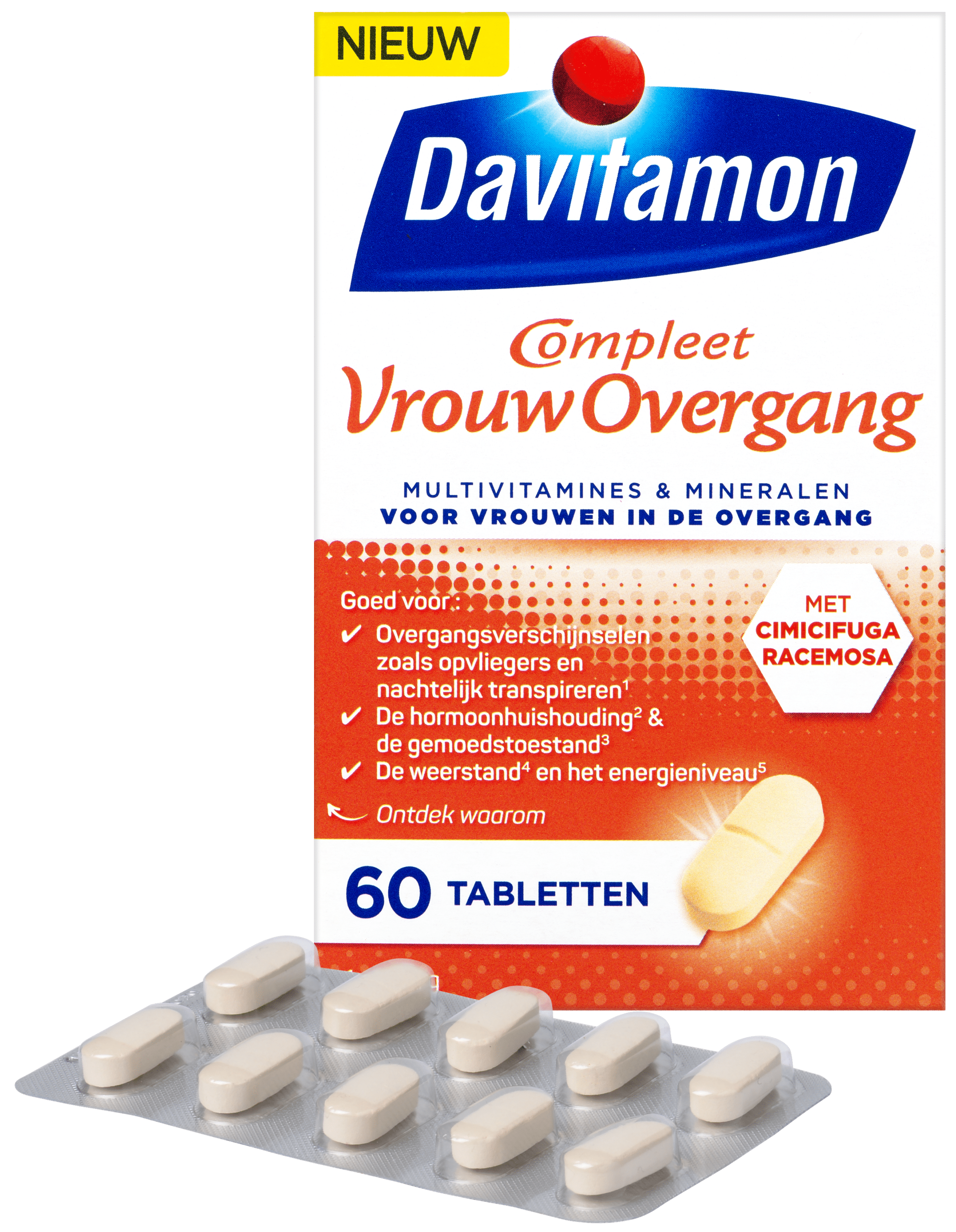 Davitamon Compleet Vrouw Overgang – <br>60 tabletten