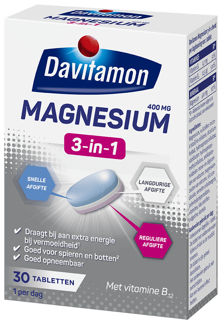 Hedendaags Nadeel Leggen Davitamon Magnesium 3-in-1 30 tabletten | Davitamon