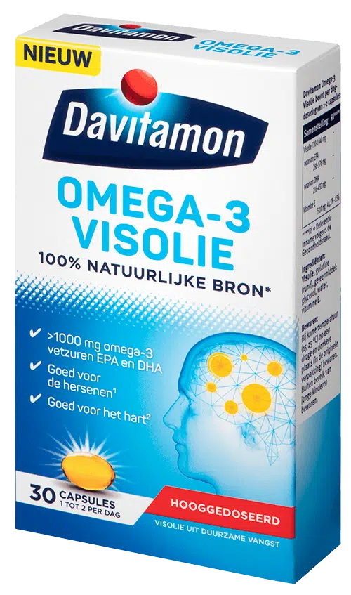 Davitamon Omega3 natuurlijke visolie Davitamon
