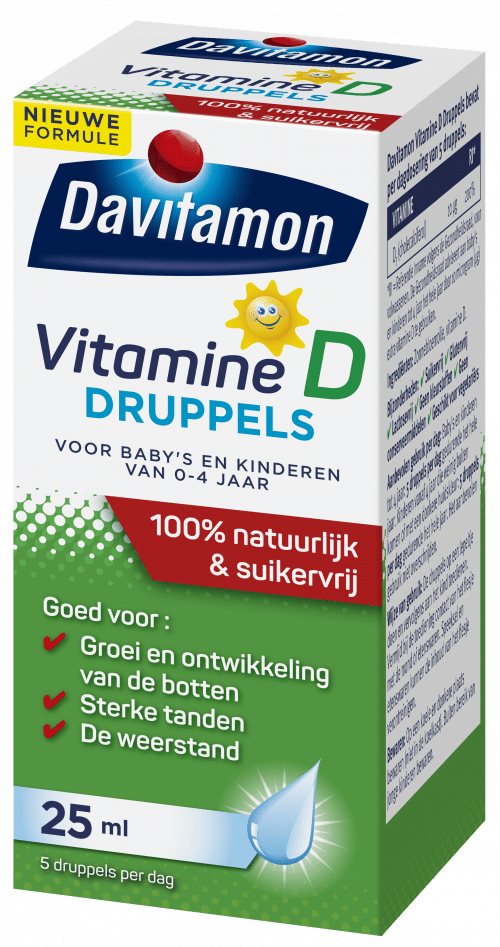 Davitamon Vitamine D 100 procent natuurlijk verpakking