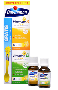 Davitamon Vitamine D & K olie baby's met lepel