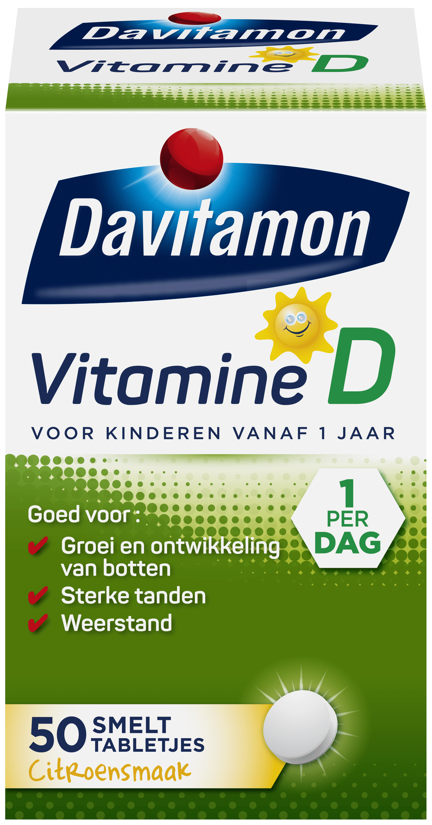 Davitamon Vitamine D Kinderen Smelttabletten Verpakking