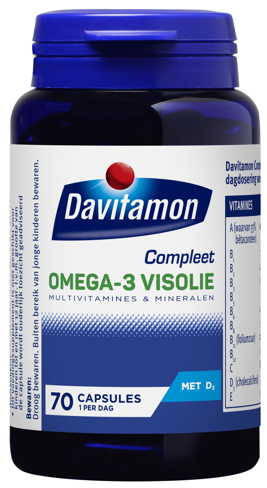 Davitamon Compleet Omega3 Visolie goed voor het hart Davitamon